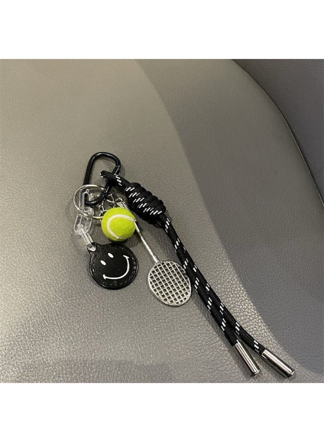 NIBEMINENT Beaded Phone Lanyard, Anti Lost Removable Wrist Strap,Baseball Pendant Bracelet Pendant, Phone Keychain Lanyard