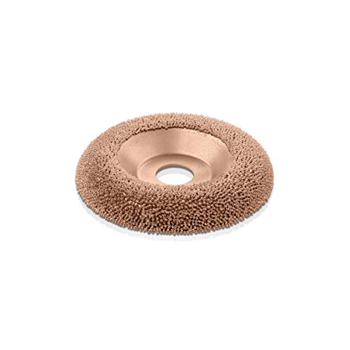 Kutzall طبق تشكيل كوتزال الأصلي - خشن جداً، 4-1⁄2" (114.3mm) قطر × 7⁄8" (22.2mm) ثقب - ملحق طاحونة زاوية للأخشاب من ديوالت، بوش، ميلووكي. كربيد التنغستن الكاشط DW412O550 - Image 2