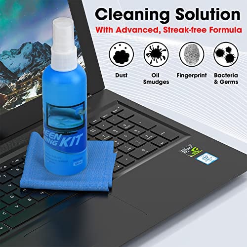 Sounce 8 in 1 Soft Brush Cleaning Tools Kit for Keyboard, Earphone, Laptop, Camera & Lens, LED LCD Screen Display Cleaner 2 Soft High-Density Brush Set with Keycap Puller and Premium Microfiber Cloth - Image 5