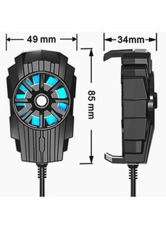 Generic Mobile Phone Cooler Radiator Portable Game Console Universal Smart Phone Radiator Wireless Phone Radiator Fan  - Image 3