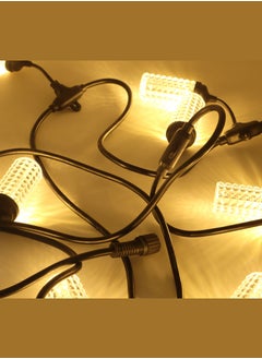 Yuwell Ramadan Lights 10 Led Light Fairy String Lights Warm White Outdoor Courtyard Light For Garden Party Decor Light 5 Meter Outdoor String Lights Ramadan Decoration Lights  - Image 4
