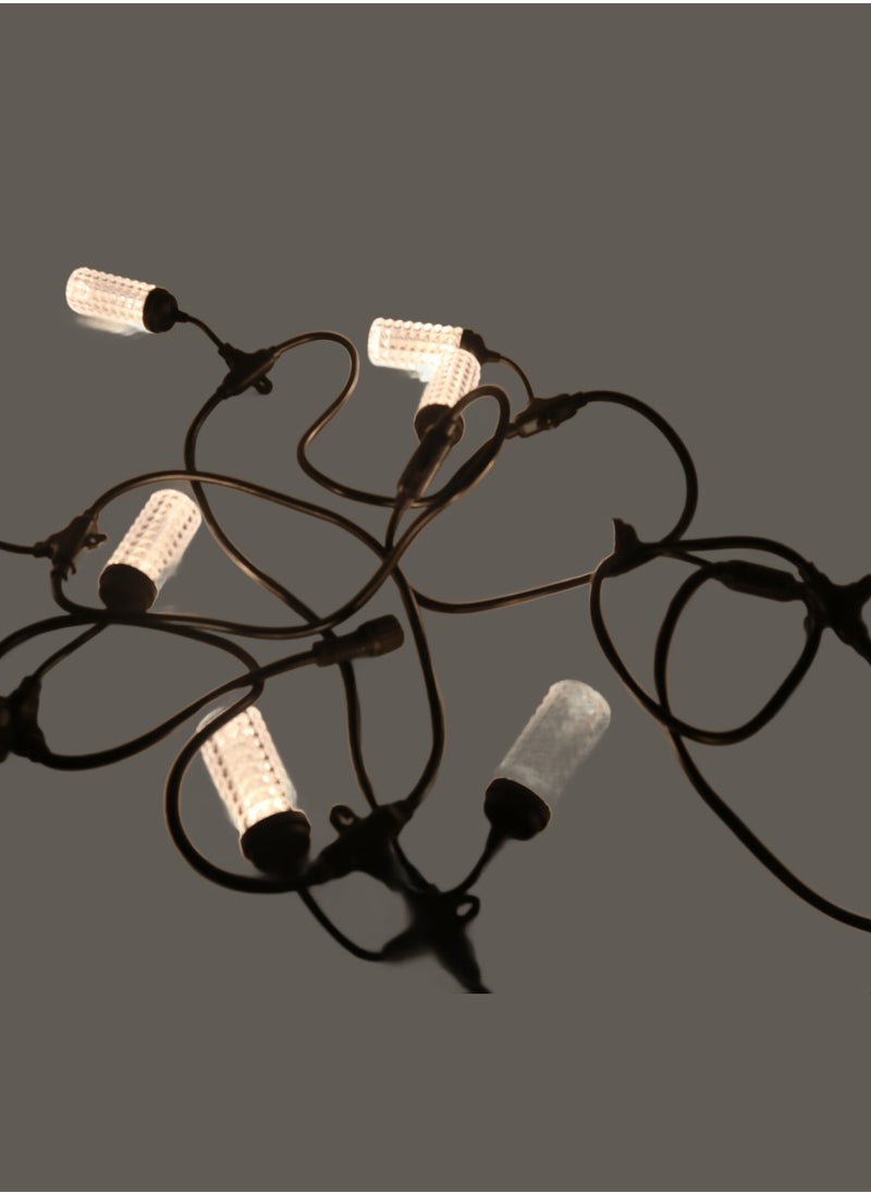 Yuwell Ramadan Lights 10 Led Light Fairy String Lights Warm White Outdoor Courtyard Light For Garden Party Decor Light 5 Meter Outdoor String Lights Ramadan Decoration Lights  - Image 5