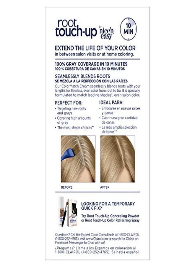 CLAIROL Root Touch-Up By Nice'N Easy Permanent Hair Dye, 7 Dark Blonde Hair Color, 2 Count  - Image 2