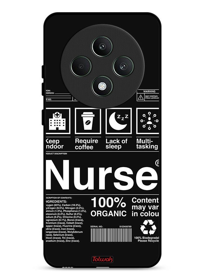 Tolwak Oppo Reno12 F 5G Protective Case Cover Nurse Sticker - Image 1