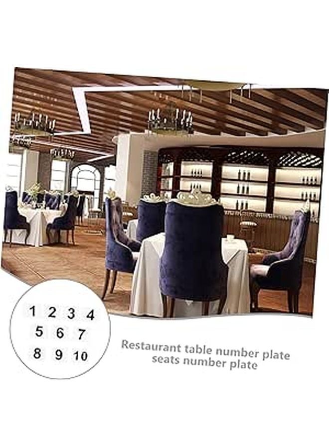 Double Sided Reserved Table Signs 10Pcs For Wedding Party Events - Image 1