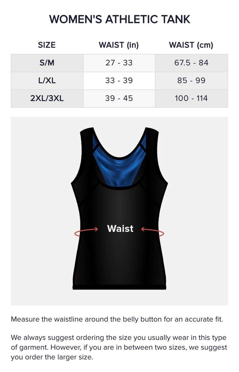 Sweat Shaper Women's Premium Workout Tank Top Slimming Polymer Sauna Vest (Large-X-Large, Black) - Image 3