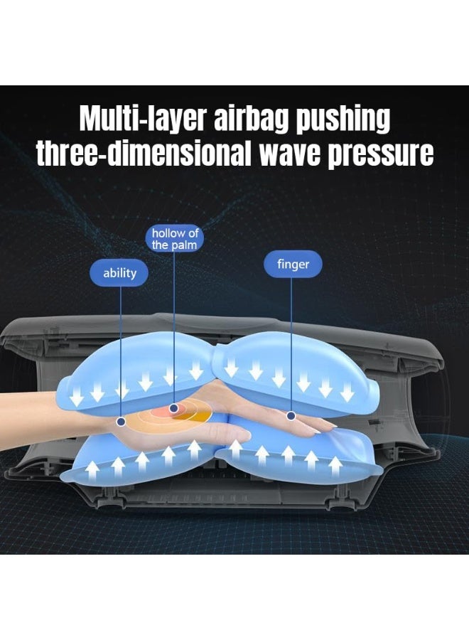 WALALLA Hand Massager with 3 Massage Modes, Upgraded Double Airbags for Powerful Pressure, Heating Function, 4000mAh Large Battery Long-Lasting, Type-C Rechargeable, Universal Size for Small/Large Hands - Image 2