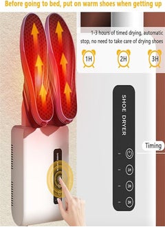 Generic Boots Shoe Dryer, Glove Dryer, 1-3 Hour Timer, Folding Design - Suitable for Shoes, Gloves, Hats, Socks, Ski Boots  - Image 3