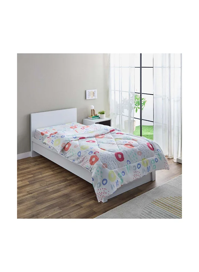 Home Box Nora Regina Microfibre Single Reversible Comforter 220 x 135 cm