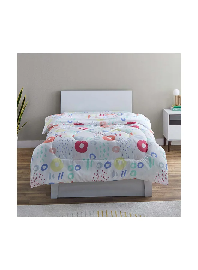 Home Box Nora Regina Microfibre Single Reversible Comforter 220 x 135 cm