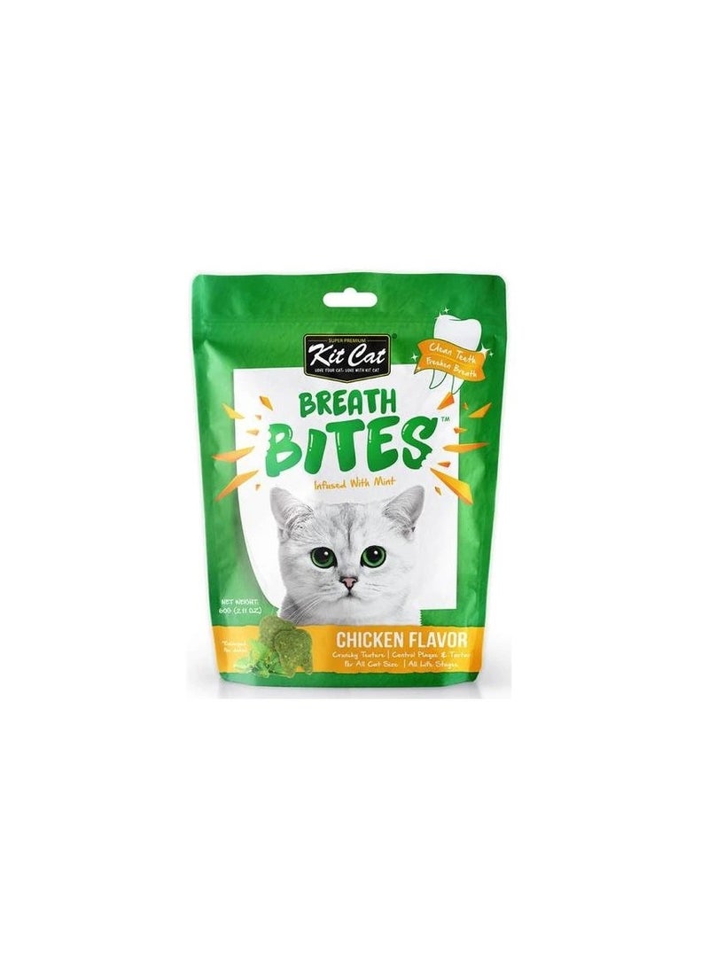 Kit Cat Breath Bites Chicken Flavour Cat Treats - Image 2