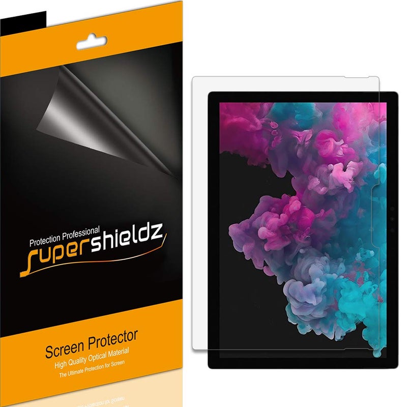 Supershieldz 3 Pack Designed for Microsoft Surface Pro 7 Plus, 7, 6, 5, 4 Screen Protector, High Definition Clear Shield (PET) - Image 1