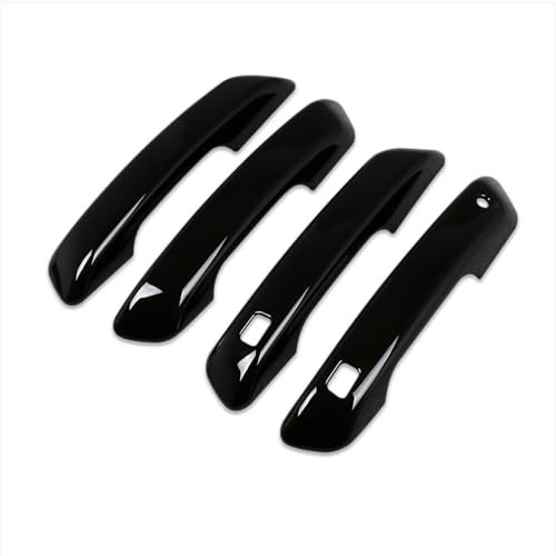 Beautost Fit for Jeep New Grand Cherokee 2024 2025 2026 with Smart Keyhole Door Handle Cover Trims Piano Black - Image 1