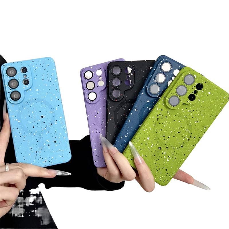 MagSafe Case | Green Silicone | Shockproof Cover for Samsung Galaxy A55 - Image 3