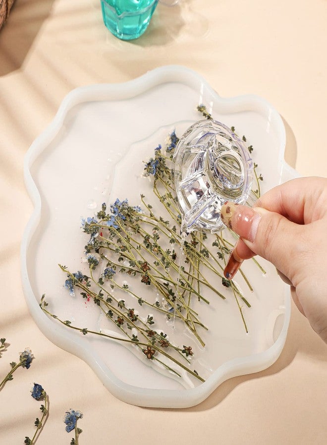 روويست 200 قطعة من زهور "لا تنساني" الطبيعية المجففة والمضغوطة باللون الأزرق، زهور مجففة حقيقية لصنع مجوهرات الراتنج والشموع والبطاقات وفن الأظافر وتزيين المنزل بنفسك - Image 4