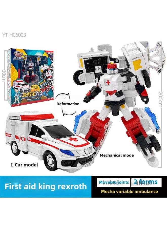 Kabao Car God Reload Return Fire King Driver Elite Edition Children's Classic Transforming Robot Boy Toy-Color:Kabao Car God-Classic ]  - Image 1