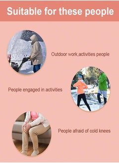 Hodaf 10 pieces of knee warmers, joint warmers, suitable for outdoor work and activities, can relieve joint pain  - Image 2