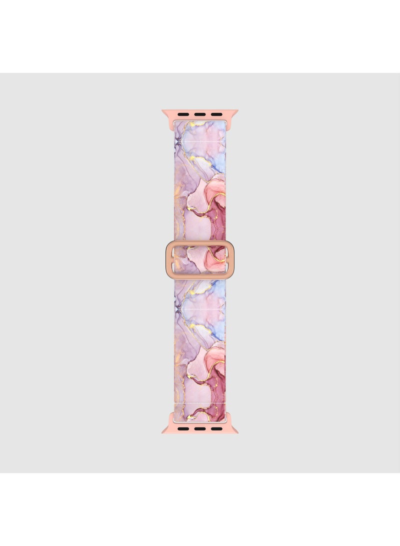 Y&D Applies To Iphone Watch 42/44/45/49mm Woven Nylon Plain Painted Strap  - Image 1