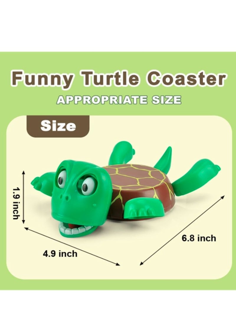 eBasket 3D Printed Turtle Coaster, Turtle Coaster That Will Laugh, Turtle Coaster With Funny Expression When You Place a Cup On Its Back, Funny Gift for Turtle Lovers, Turtle Decor for Office, Living Room and Kids Room (Multicolor) - Image 5