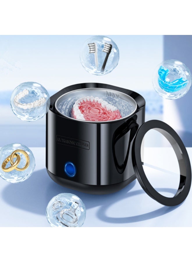 Chabeia Ultrasonic Retainer Cleaner Machine - Ultrasonic Dentures Cleaner for Guards Braces Aligner Toothbrush Jewelry and More - Image 2