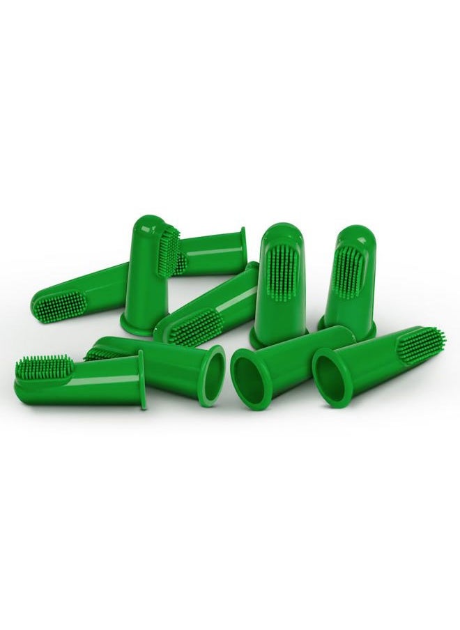 Vet's Best Dog Toothbrush - Easy Teeth Cleaning for Dog Dental Care, Perfect for Dogs and Cats - Comes With 10 Soft Finger Brushes Per Pack  - Image 1