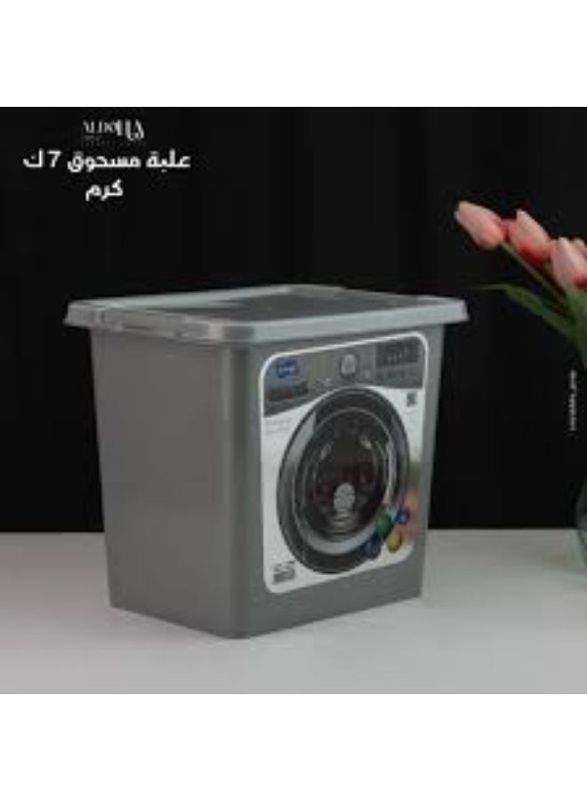 صندوق تخزين مسحوق غسيل - 7 كيلو - متعدد الالوان - Image 2