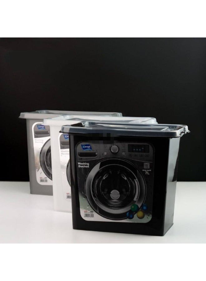 صندوق تخزين مسحوق غسيل - 7 كيلو - متعدد الالوان - Image 1