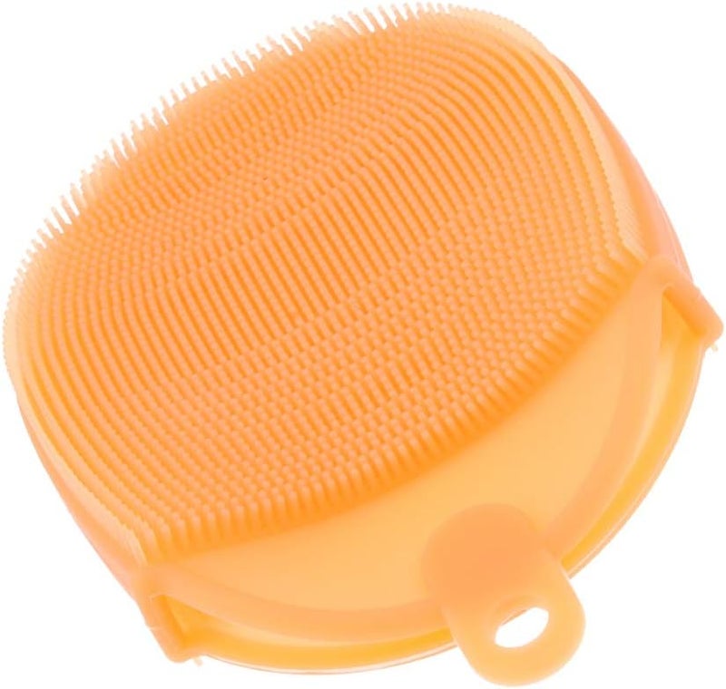 klarako Silicone Body Brush, Washing Scrubber,Shower Glove Exfoliating Body Cleansing Pad Sponge Bathing Cleaner SPA Feet Back Massage for All Kind Skins klarakoOrange - Image 5