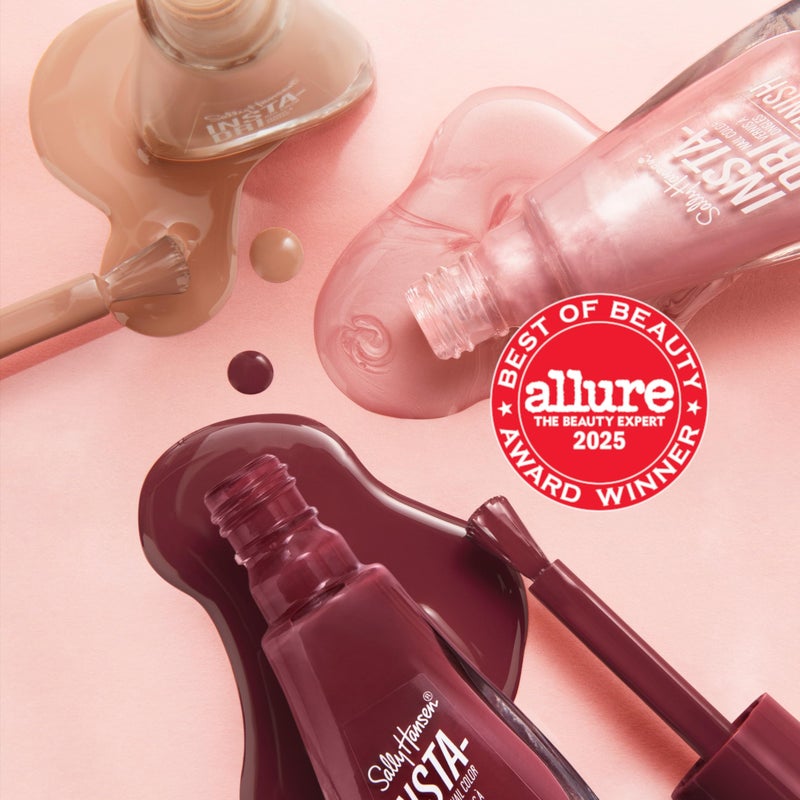 Sally Hansen طلاء أظافر سالي هانسن إنستا-دراي | جفاف سريع، يدوم طويلاً، لمعان خالي من الخطوط | شفاف، لامع | 104 توينكل، توينكل | لون أظافر أبيض لامع - Image 5