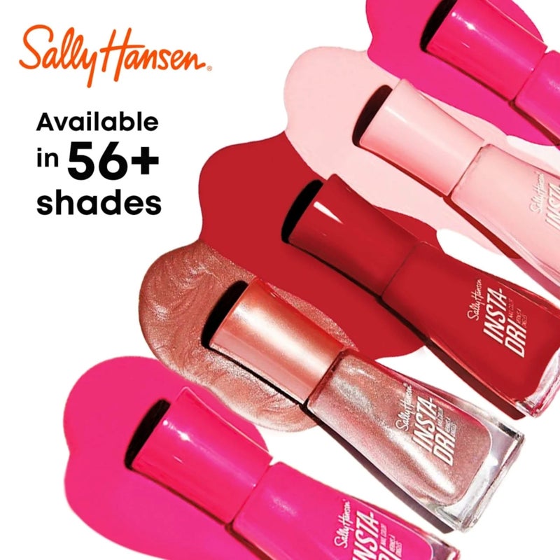 Sally Hansen طلاء أظافر سالي هانسن إنستا-دراي | جفاف سريع، يدوم طويلاً، لمعان خالي من الخطوط | شفاف، لامع | 104 توينكل، توينكل | لون أظافر أبيض لامع - Image 4