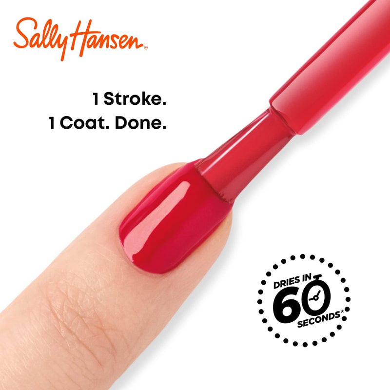 Sally Hansen طلاء أظافر سالي هانسن إنستا-دراي | جفاف سريع، يدوم طويلاً، لمعان خالي من الخطوط | شفاف، لامع | 104 توينكل، توينكل | لون أظافر أبيض لامع - Image 2