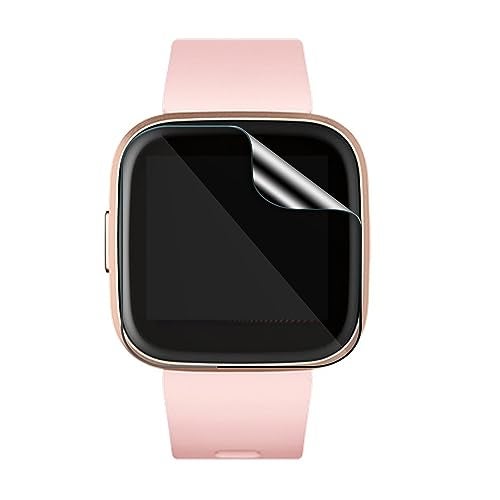 FCS smartwatch screen guard for Fitbit Versa 2 | Pack of 3 | Edge to Edge Coverage | Ultrathin 0.125mm 9H anti shock flexible Watch screen protector TPU membrane - Image 1