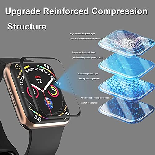 FCS smartwatch screen guard for Fitbit Versa 2 | Pack of 3 | Edge to Edge Coverage | Ultrathin 0.125mm 9H anti shock flexible Watch screen protector TPU membrane - Image 2