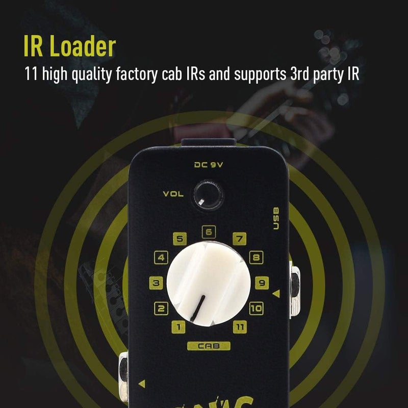 SONICAKE QSS-12 Sonic IR Electric Guitar Effect Pedal Guitar Bass Speaker Cabinet Simulator Impulse Response Loader - Image 2