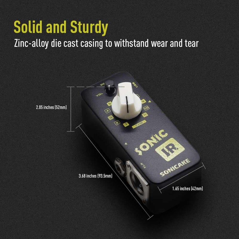 SONICAKE QSS-12 Sonic IR Electric Guitar Effect Pedal Guitar Bass Speaker Cabinet Simulator Impulse Response Loader - Image 3