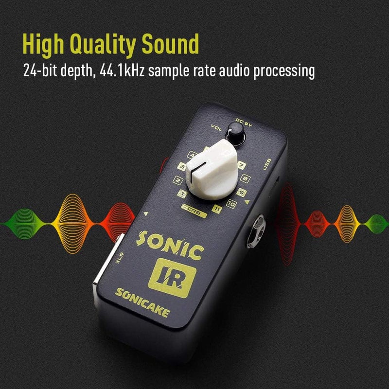 SONICAKE QSS-12 Sonic IR Electric Guitar Effect Pedal Guitar Bass Speaker Cabinet Simulator Impulse Response Loader - Image 5