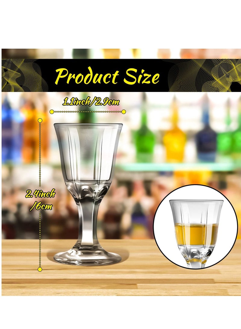 Y&D 12 Pieces 0.4 oz Mini Drink Glass Set, Glasses, Cute Glasses  - Image 4