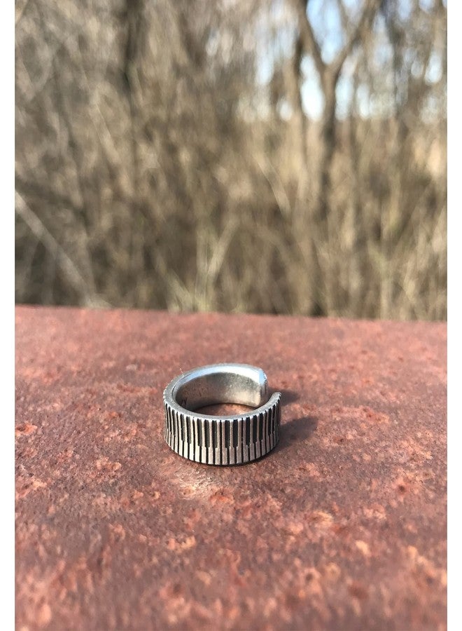 Whitney Howard Designs Piano Ring for Women or Men - Minimalist Comfort Fit Open Adjustable Pewter Ring - Musician Piano Player Gift - Image 4