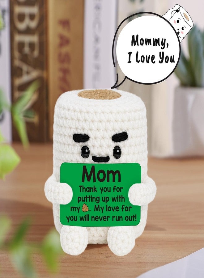 TuSuQing Gifts for Mom Mothers Day Funny Birthday Gift for Best Mom Ever from Daughter Son, Mothers Day Gag Gifts Handmade Crochet for New Single Bonus Moms Christmas Stocking Stuffers Xmas Present - Image 2
