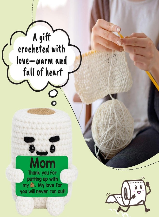 TuSuQing Gifts for Mom Mothers Day Funny Birthday Gift for Best Mom Ever from Daughter Son, Mothers Day Gag Gifts Handmade Crochet for New Single Bonus Moms Christmas Stocking Stuffers Xmas Present - Image 3