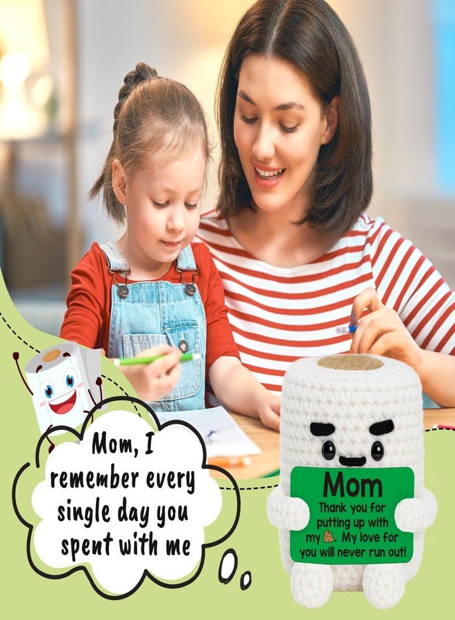 TuSuQing Gifts for Mom Mothers Day Funny Birthday Gift for Best Mom Ever from Daughter Son, Mothers Day Gag Gifts Handmade Crochet for New Single Bonus Moms Christmas Stocking Stuffers Xmas Present - Image 4