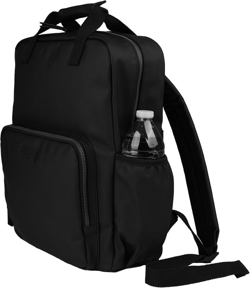 Roxy Womens Large Melting Spot Backpack with Padded Shoulder Straps and Exterior Storage Anthracite PU 21L - Image 4