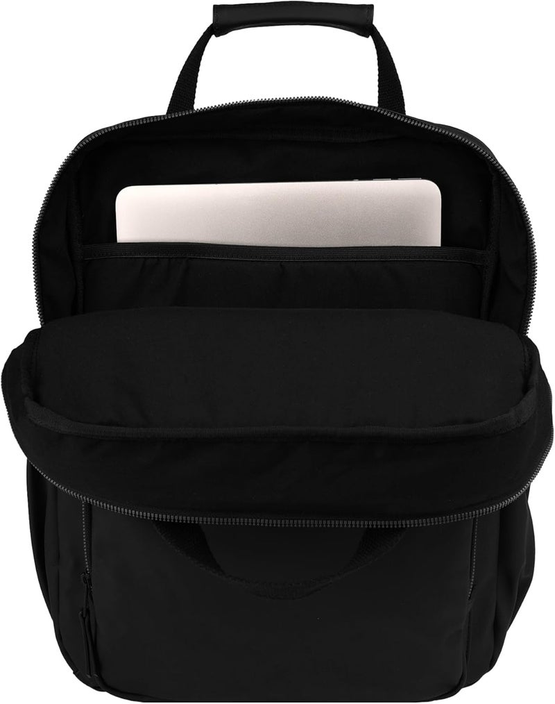 Roxy Womens Large Melting Spot Backpack with Padded Shoulder Straps and Exterior Storage Anthracite PU 21L - Image 3