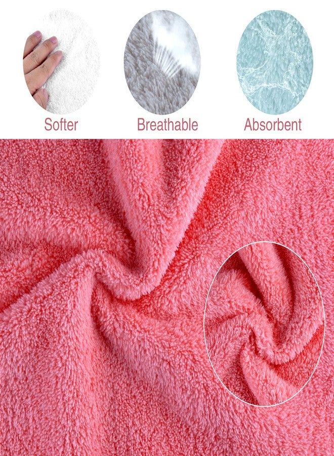 Kyapoo Baby Washcloths 12 Pack 12x12 Inches Microfiber Coral Fleece Extra Absorbent and Soft for Newborns, Infants and Toddlers - Image 3