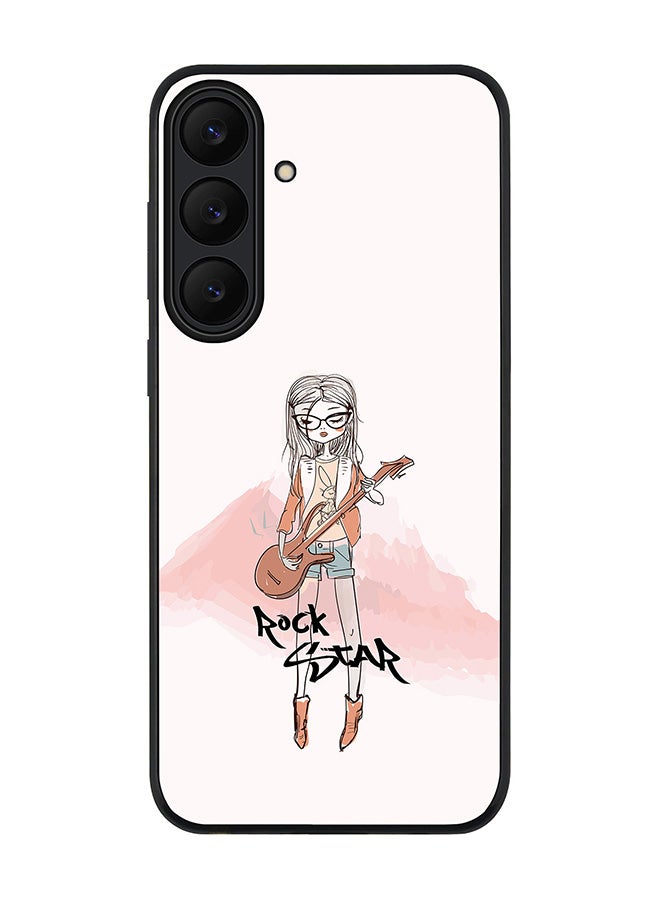 Stylizedd For Samsung Galaxy S25 FE Case,Slim fit Camera Protection, Shockproof Thin Phone cover  - Rockstar Girl - Image 1