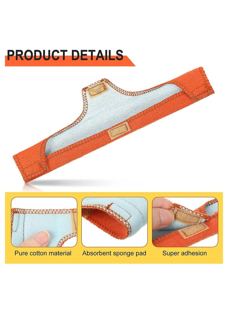SYOSI Hard Hat Sweatband, Hard Hat Liners Helmet Welding Antiperspirant Belt Washable Cotton Sweatband Air Cushion Sweatband Helmet Comforter Pad Hard Safety Hat Sweatband Snap Hard Hat Accessories (6Pcs)  - Image 3