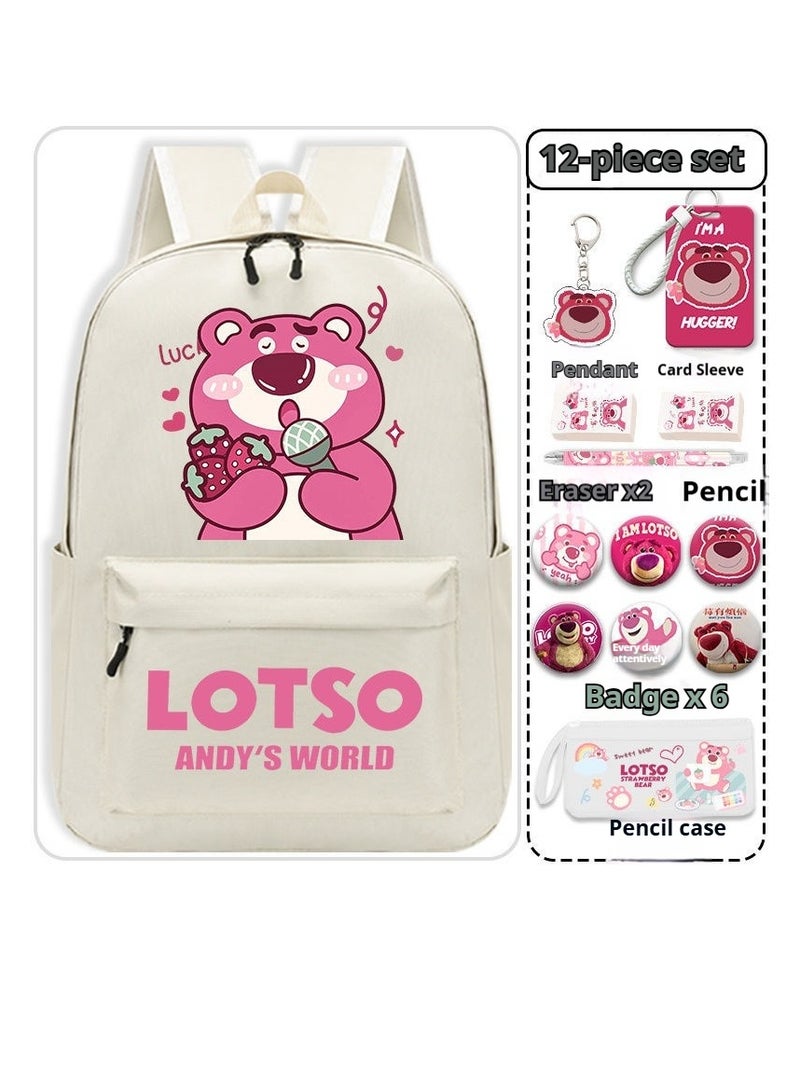 general طقم حقيبة ظهر لوتسو الكرتوني من 13 قطعة - Image 1