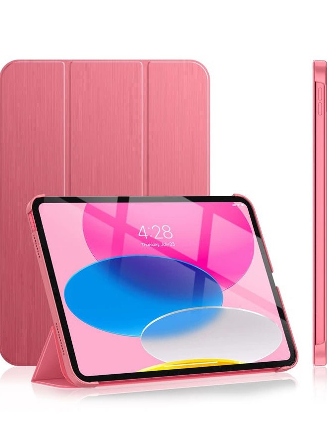 Soke Case for iPad 10th Generation(10.9-inch,2022) - [Smart Cover Auto Wake/Sleep + Slim Trifold Stand], Premium Protective Hard PC Back Cover for New Apple iPad 10.9 Inch - Watermelon - Image 1