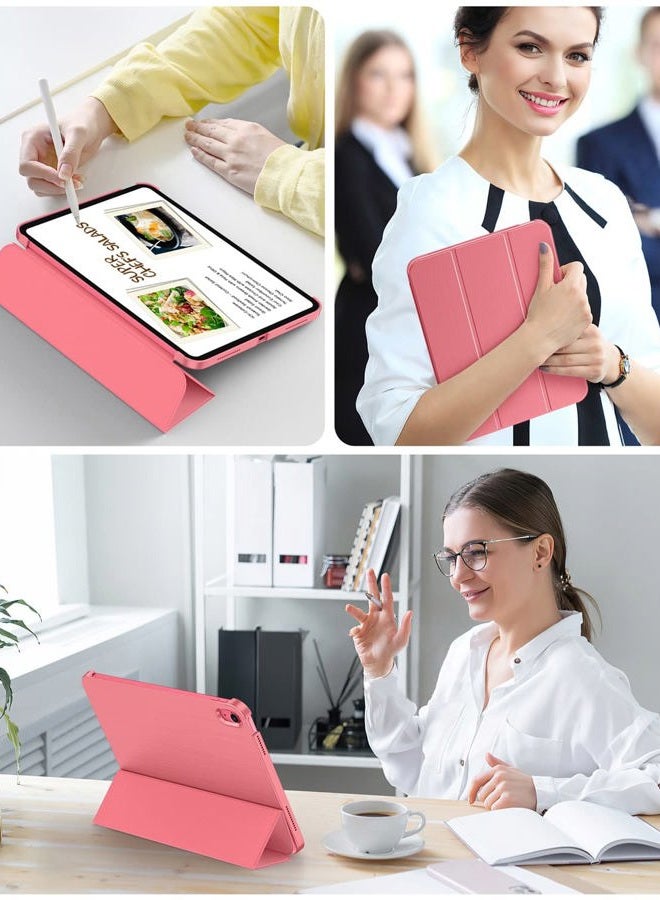 Soke Case for iPad 10th Generation(10.9-inch,2022) - [Smart Cover Auto Wake/Sleep + Slim Trifold Stand], Premium Protective Hard PC Back Cover for New Apple iPad 10.9 Inch - Watermelon - Image 5