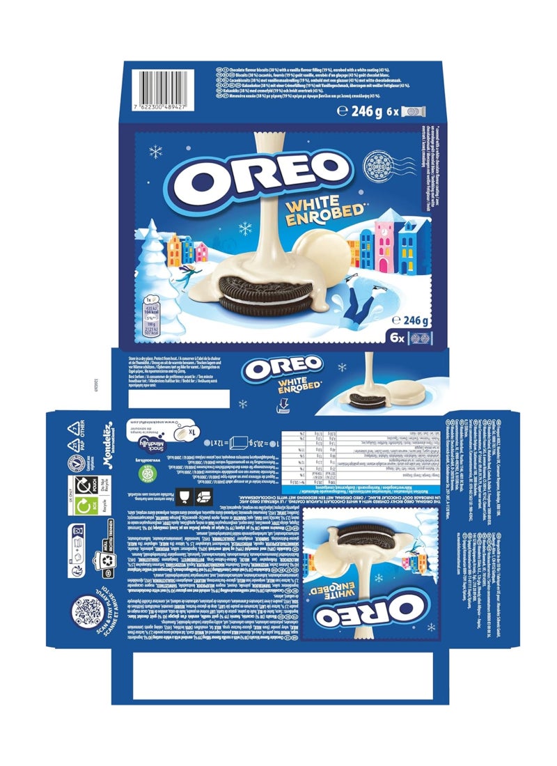 Oreo White Chocolate Cookies 246g - Image 3